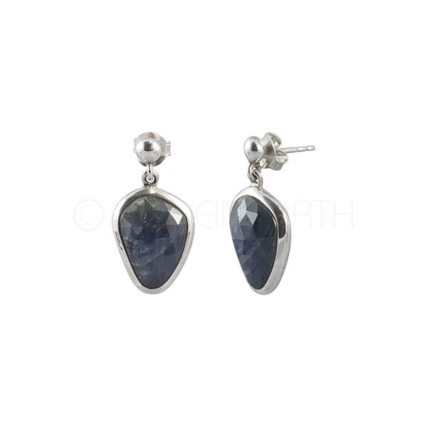 Sapphire Drop Earrings